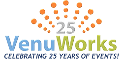 VenuWorks 25th Anniversary Logo