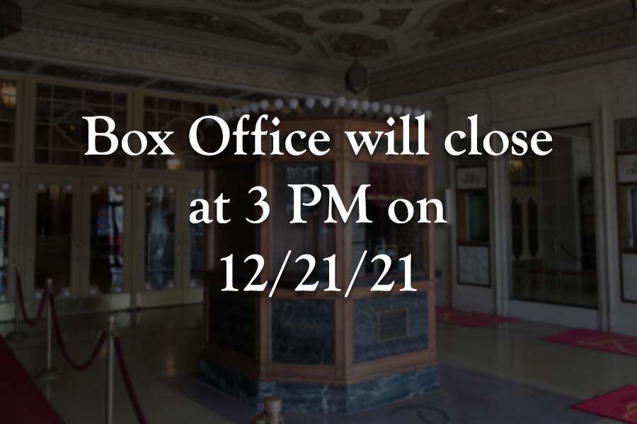 Box Office Will Close Early on 12/21