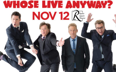 Whose Live Anyway? will be at Rialto Square Theatre