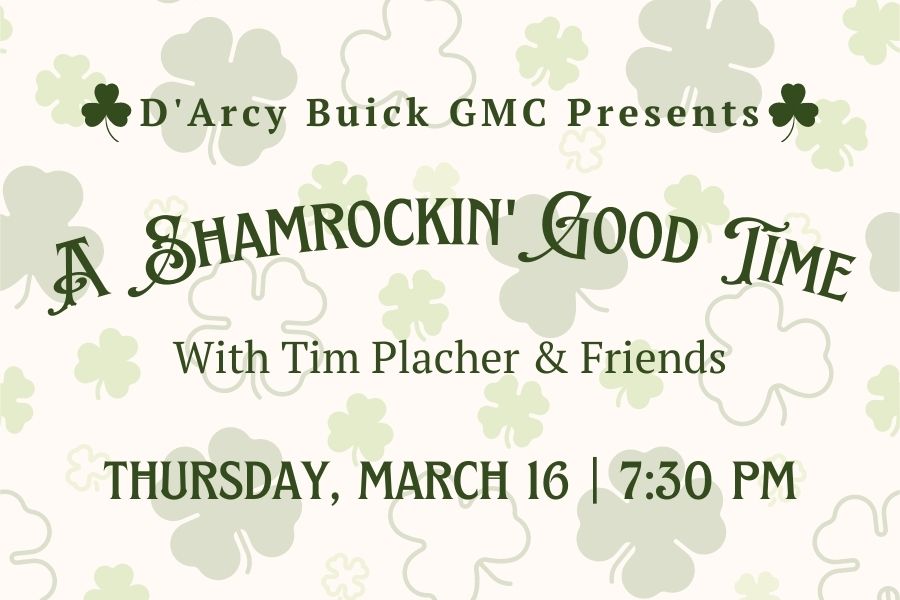A Shamrockin’ Good Time with Tim Placher and Friends returns to Rialto Square Theatre