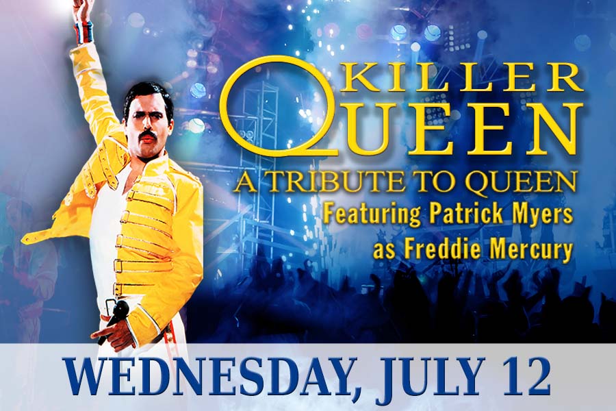 Killer Queen – A Tribute To Queen will be at Rialto Square Theatre