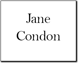 Jane Condon Cenntenial